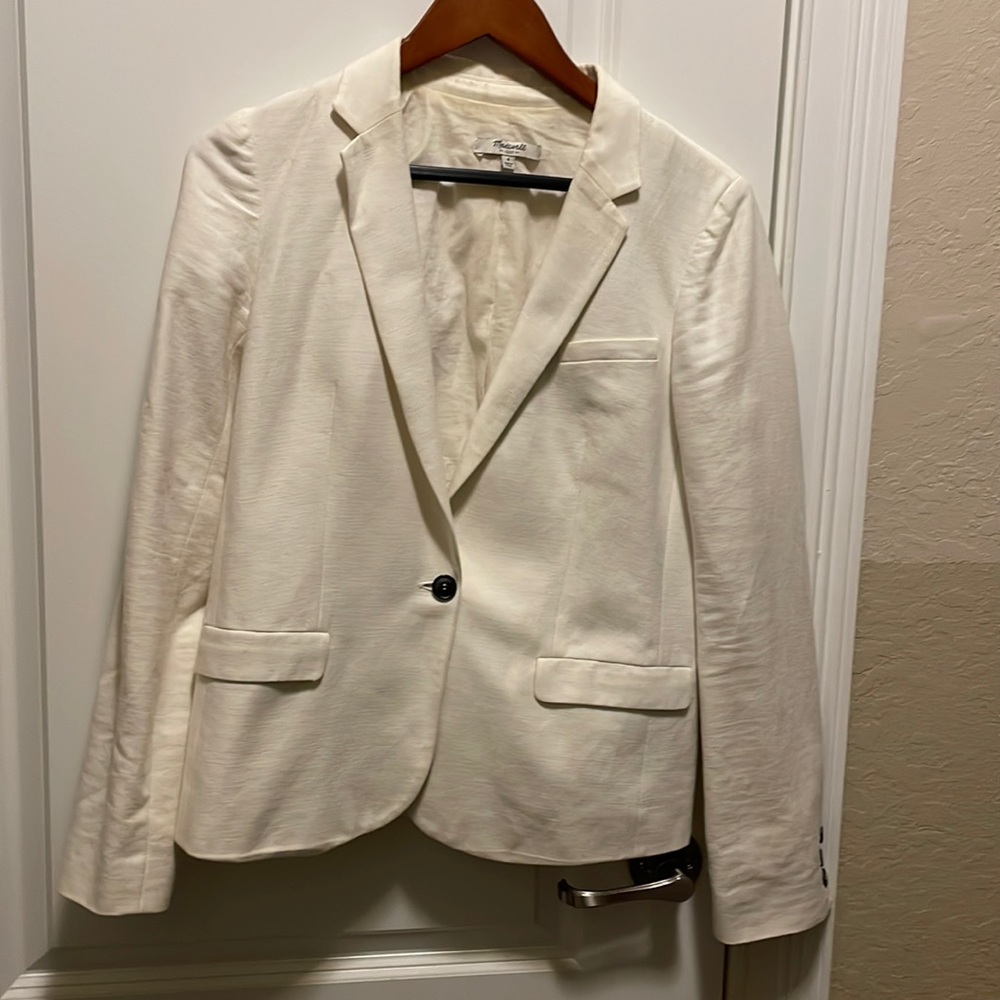 White Madewell Blazer. Size 4.